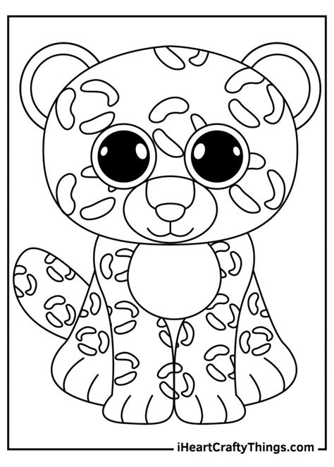 Printable Beanie Boo Coloring Pages